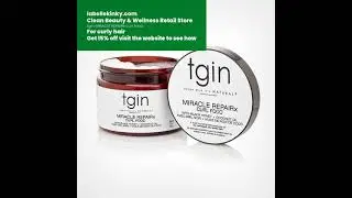 Nourish your curls with tgin MIRACLE REPAIRx curl food available @ labellekinky.com