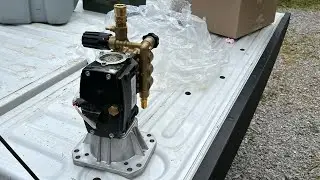 Replacing AAA water pump on pressure washer