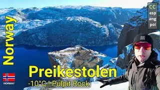 I Climbed Preikestolen in WINTER. Was it a mistake?