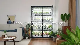 Barrina LP1200 Indoor Greenhouse with Grow Light, 5-Tier,with Tent| Highlight Features