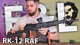 Страйкбольный автомат E&L RK-12 RAF (6 мм) видео обзор