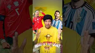 Who Is the GOAT of Football? 🐐 | Messi vs Ronaldo #ronaldo #messi #trending #youtubeshorts #youtube