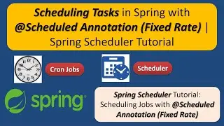 Scheduling Tasks in Spring with @Scheduled Annotation (Fixed Rate) | Spring Scheduler Tutorial