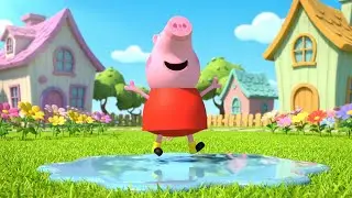 Peppa Pig Jumped in the Big Puddle | Funny Toddler Song | Kids Rhymes