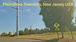 Driving through random roads in Plainsboro Township New Jersey USA | #countryside #usa
