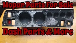Mopar Parts For Sale, In Depth Dash Parts, Clusters & More. #mopar #plymouth #dodge #carparts #parts