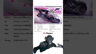 Forza Horizon 6 Minimum Requirements 💀 #forzahorizon6 #pcgaming #leak