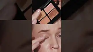 Eye makeup with nars Quad Eyeshadow Orgasm pallete ✨️ Swatches and tutorial