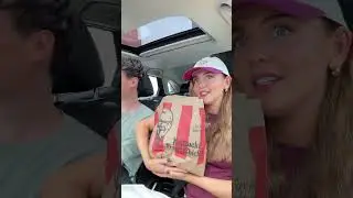 ordering the SAME food as the CAR infront