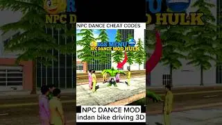 indan bike driving 3D || RGS MENU NPC DANCE MOD 🤑 | #indianbikedriving3d #short #trinding