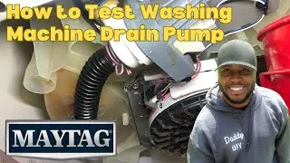 How to Test a Washing Machine Drain Pump | Washing Machine Drain Problems