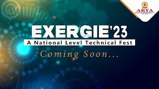 Exergie 2023 Teaser - National level Technical Fest (Coming Soon)