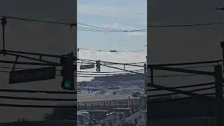 Jet and Prop HD Windy Day Landing/ Takeoff #planespotting 
