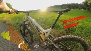 Ich bin 1 1/2 JAHRE die FALSCHE Rahmengröße gefahren ?! - Meta in L - Flowtrail Bad Endbach