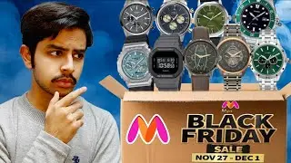 Best Watch Deals on Myntra Black Friday Sale | Casio, G-Shock, Timex 