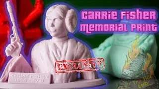 Carrie Fisher / Princess Leia from Star Wars Exclusive Memorial Print