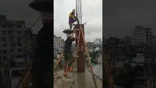 column casting #shorts #construction