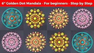 Dot Mandala for beginners | Step by Step | 6