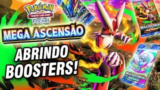 ABRINDO PACOTES DE MEGA ASCENS&Atilde;O NO POK&Eacute;MON TCG POCKET! COMO EST&Atilde;O AS NOVAS CARTAS DO JOGO?