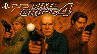 Time Crisis 4 PS3 &mdash; Прямая трансляция с контроллером Move &mdash; Как долго я продержусь?