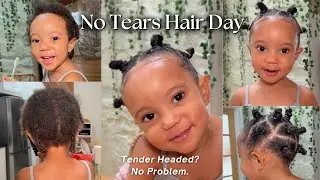 How I Detangle & Style My Toddler&rsquo;s Kinky Curly Hair | No Tears Routine + Favorite Products!