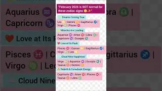 February 2026 is changing lives 🌙✨Check if YOUR zodiac is blessed this month#astrology #horoscope