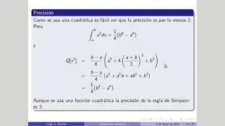 Integración Numérica I
