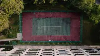 DJI Mini 2 I rocket shot I Tennis court