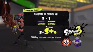 Splatoon 3 - Anarchy Battle (Series) - Tower Control gameplay #10 (Rank-Up Battle)