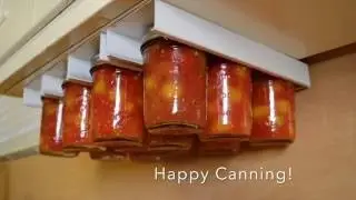 Mom's Mason Jar Rack  - Under Shelf Installation