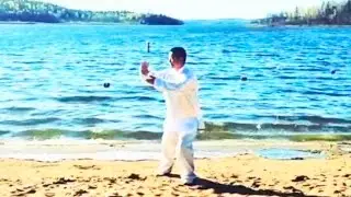 Tai Chi and nature blend together #taichi #taiji 