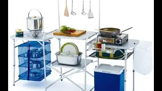 Pinus 行動料理桌｜行動廚房 (搭設教學)  Pack-away kitchen