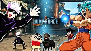 ГОКУ против ГОДЗЁ с ШИНЧАНОМ и ЧОПОМ | JUMP FORCE MUGEN
