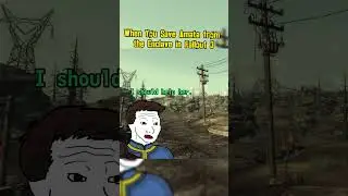 When You Save Amata from the Enclave in Fallout 3: #fallout #memes #shorts