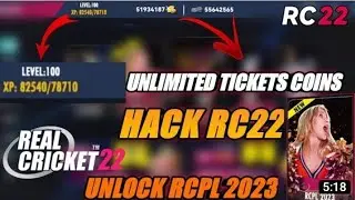 Real Cricket 22 Mod 1.0 Apk || Rc22 Hack Everything Unlock || RC22 Rcpl 2023 Unlock || Rc22
