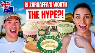 British Couple React to Zarraffa&rsquo;s Coffee in Australia!