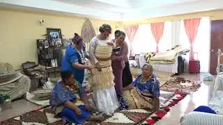 Bridal Preparation of 'Iolani Koka ~ Beautiful Tongan Wedding Attire