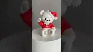 Easy Fondant Teddy Bear Cake Topper for Beginners l Fondant Art l Clay Art l #fondantart