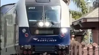 Full day of Railfaning at Carlsbad village! 8/24/25. Really good catches!