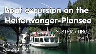 Boat Cruise - Plansee - Heiterwangersee - Austria - Zugspitz Arena - Tirol [4K}