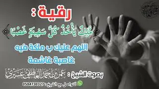 رقية:(ملك يأخذ كل سفينة غصبا) اللهم عليك ب ملكة فيه غاصبة غاشمة | الشيخ عمر العاطفي 