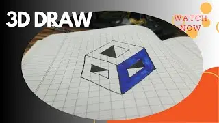 Realistic 3D Hole Drawing on Paper 😱 | Optical Illusion Art Step by Step | 3D Art Tutorial