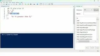 7   Conditional statement in PowerShell