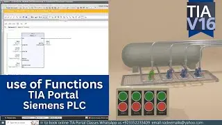 How to use functions in the TIA Portals || Motor Block || Multiple motors programming