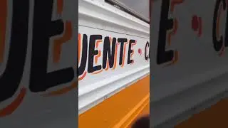 R&oacute;tulo a mano a cami&oacute;n de ruta en matamoros Tamaulipas.