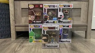 I got new Funko pops! #joeydoes #strangerthings #fnaf #funkopop #spongebob #thesimpsons 