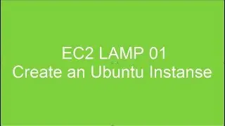 Create an Ubuntu Instance
