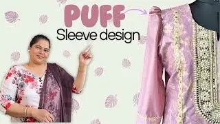 Puff sleeve design full detail cutting and stitching. How to make puff sleeve design.