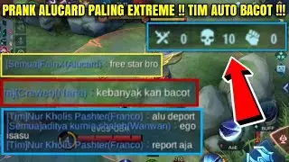 PRANK ALUCARD MATI 10X !! TIM AUTO BACOT !!! NAMUN HASIL AKHIR MENANG