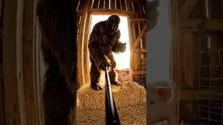 BIGFOOT'S Sunrise Two-Step Surprise on the Farm #bigfoot #bigfootvlog #veo3 #funny #vlog
